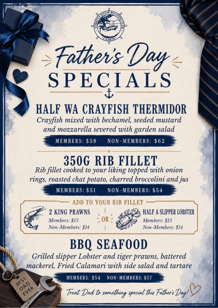 Father's Day Menu